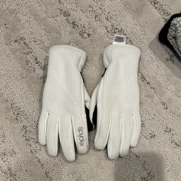 Spyder Snow White Winter Gloves - Picture 1 of 2